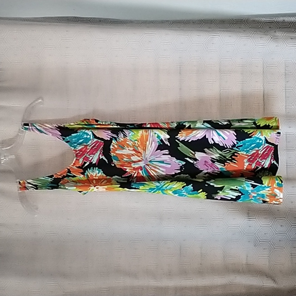 Jean Marie's Floral Tank Dress Size S NWT